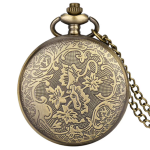 Orologio da taschino con scorpione al quarzo in ottone
