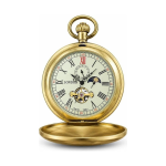 Orologio da taschino double hunter in rame