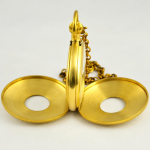 Orologio da taschino double hunter in rame