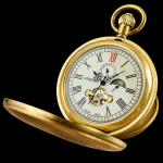 Orologio da taschino double hunter in rame
