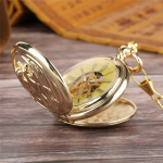 Orologio da taschino hunter meccanico con cervi