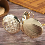 Orologio da taschino hunter meccanico con cervi