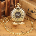 Orologio da taschino meccanico con fenice Phoenix