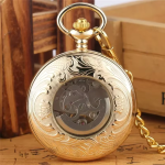 Orologio da taschino meccanico con fenice Phoenix