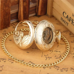 Orologio da taschino meccanico con fenice Phoenix