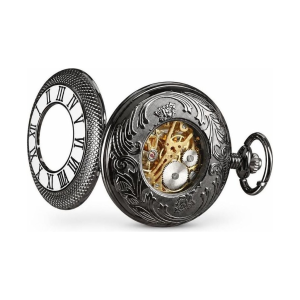 Orologio da taschino meccanico con numeri romani