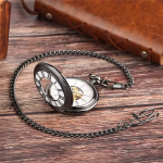 Orologio da taschino meccanico con numeri romani