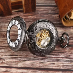 Orologio da taschino meccanico con numeri romani