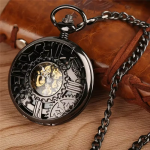 Orologio da taschino meccanico scheletrato