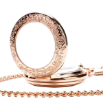 Orologio da taschino meccanico scheletrato con finestra
