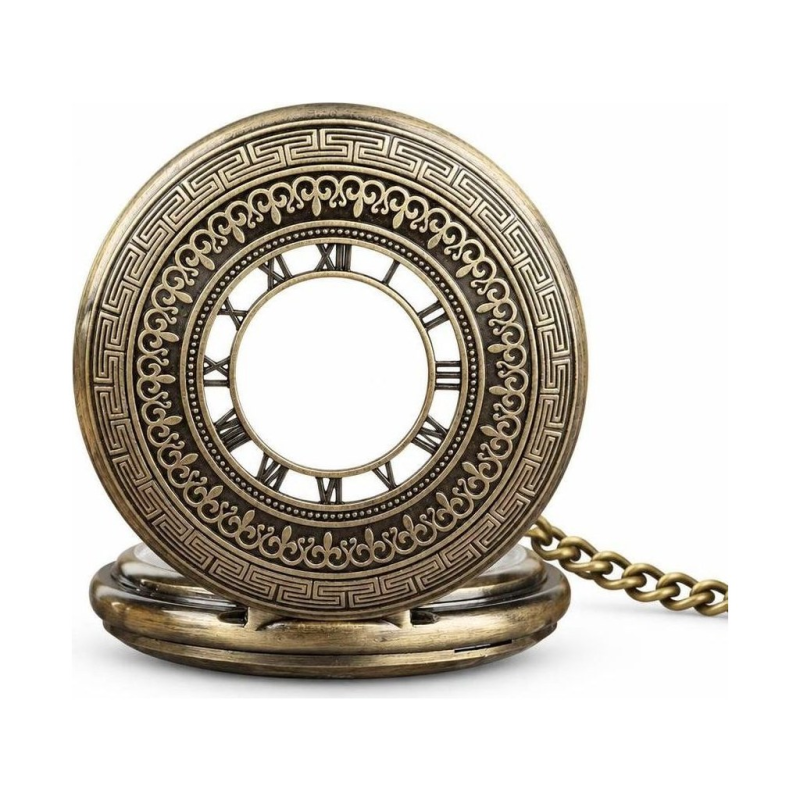 Orologio da taschino meccanico vintage traforato