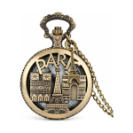 Orologio da taschino Paris al quarzo con catena