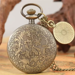 Orologio da taschino quartz con catena e ciondolo