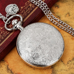 Orologio da taschino quartz con coperchio inciso