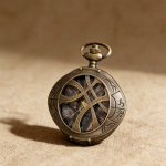 Orologio da taschino quartz con numeri romani