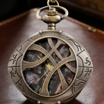 Orologio da taschino quartz con numeri romani