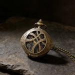 Orologio da taschino quartz con numeri romani