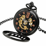 Orologio da taschino scheletrato a carica manuale