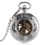 Orologio da taschino scheletrato a carica manuale