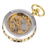 Orologio da taschino scheletrato a quadrante aperto