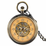 Orologio da taschino scheletrato automatico