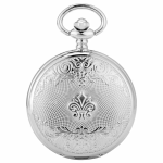 Orologio da taschino scheletrato con catena da circa 30 cm