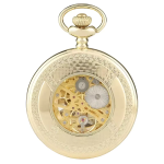 Orologio da taschino scheletrato meccanico a ruota