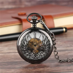 Orologio da taschino scheletrato meccanico in lega
