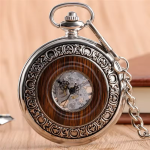 Orologio da taschino scheletrato meccanico vintage