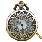 Orologio da taschino steampunk al quarzo in lega
