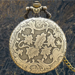 Orologio da taschino steampunk con albero della vita
