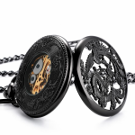 Orologio da taschino steampunk drago e fenice