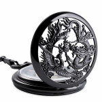 Orologio da taschino steampunk drago e fenice