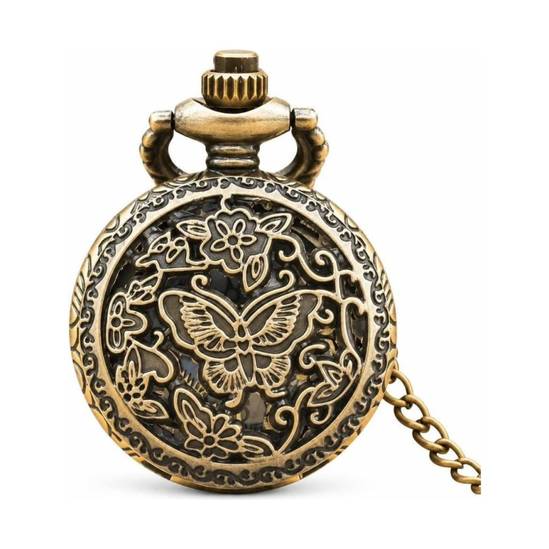 Orologio da taschino steampunk in bronzo