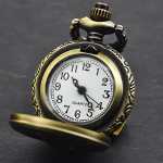 Orologio da taschino steampunk in bronzo