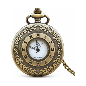 Orologio da taschino steampunk in ottone
