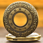 Orologio da taschino steampunk in ottone
