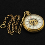 Orologio da taschino steampunk in rame a carica manuale