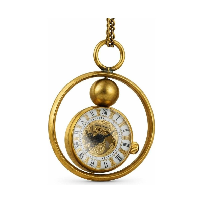Orologio da taschino steampunk meccanico a carica manuale