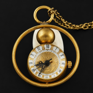 Orologio da taschino steampunk meccanico a carica manuale
