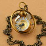 Orologio da taschino steampunk meccanico a carica manuale