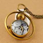 Orologio da taschino steampunk meccanico a carica manuale